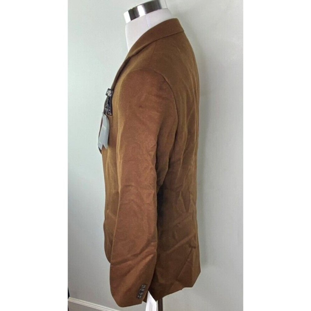 Lauren Ralph Lauren Mens $450 Luxury Wool/Cashmere Blazer Brown 36R Classic Fit - Picture 3 of 9